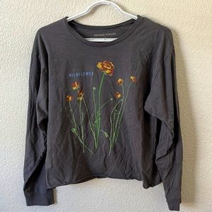 Cute Floral Long Sleeve Shirt